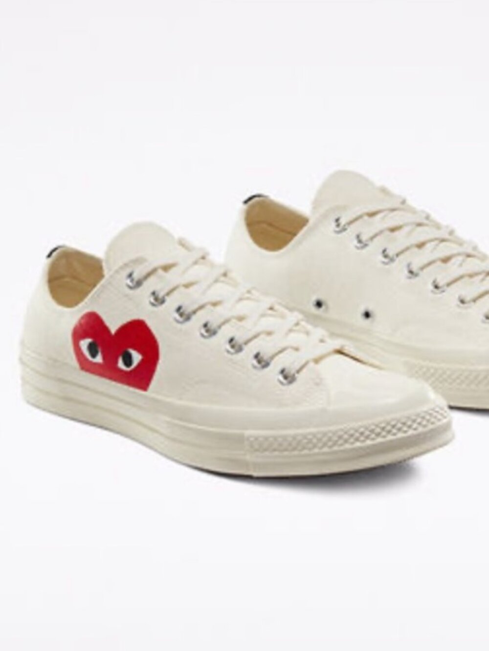 Comme des Garçons Play x Converse Men Chuck 70 Low-Top Sneakers 10.5 Worn Twice